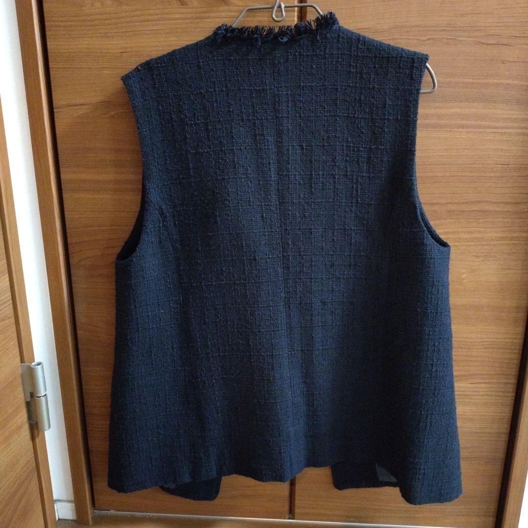 GREEN LABEL RELAXING ネイビー ベスト