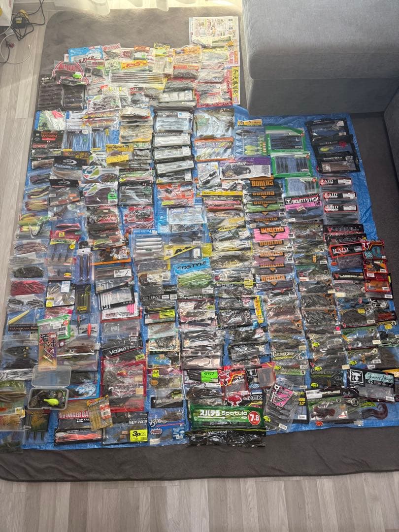 ワーム　超大量セット　バス　ソルト