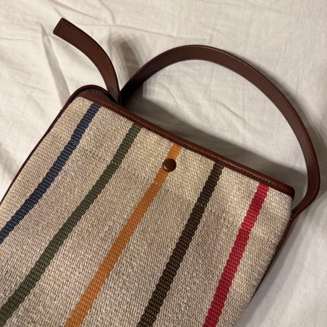 A.P.C. ストライプ ショルダーバッグ【m＊d】