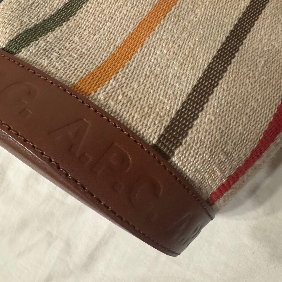 A.P.C. ストライプ ショルダーバッグ【m＊d】