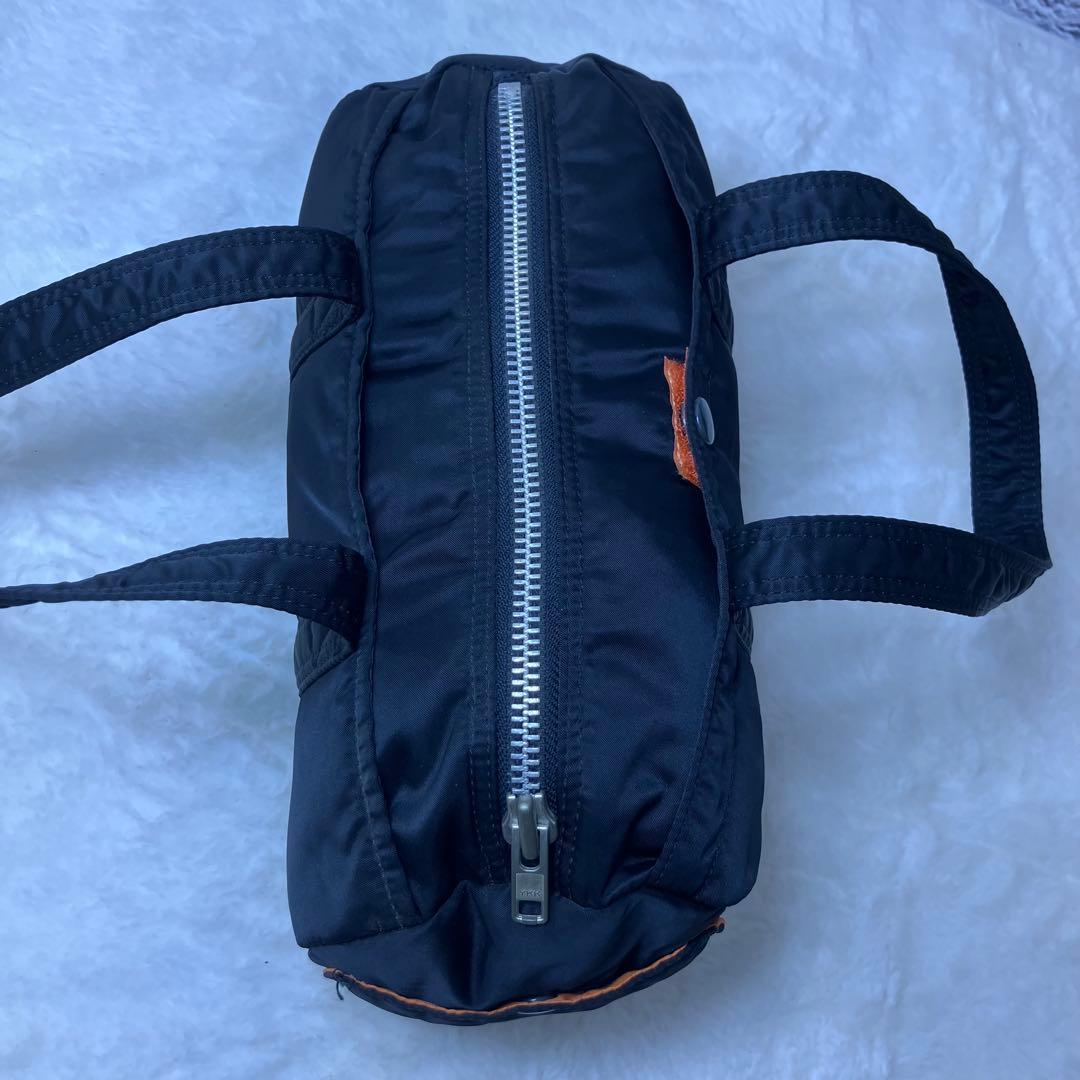 未使用級 ポーター タンカー ドラム ダッフル ミニボストンバッグ Sサイズ 黒