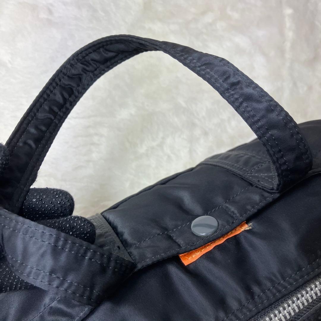 未使用級 ポーター タンカー ドラム ダッフル ミニボストンバッグ Sサイズ 黒