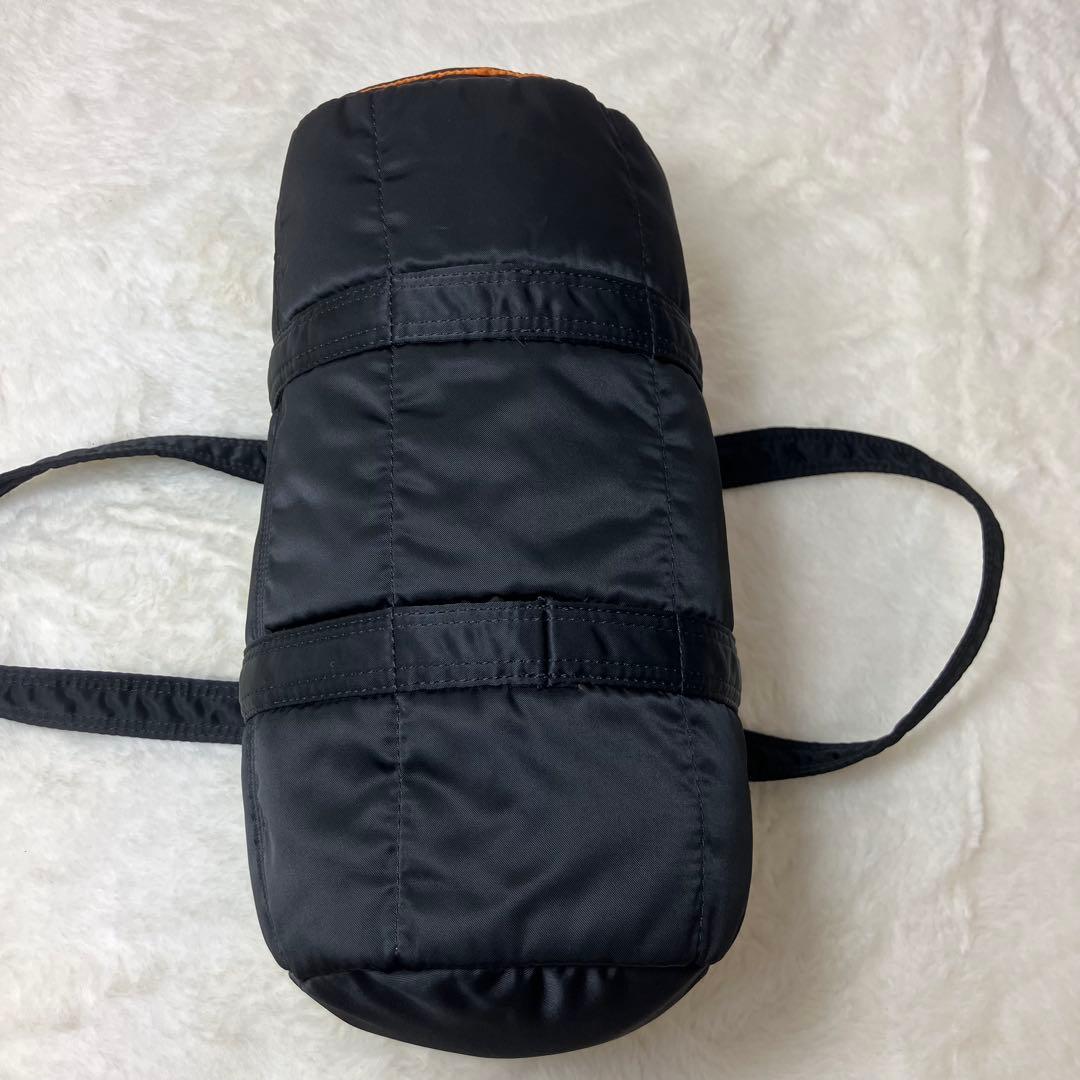 未使用級 ポーター タンカー ドラム ダッフル ミニボストンバッグ Sサイズ 黒