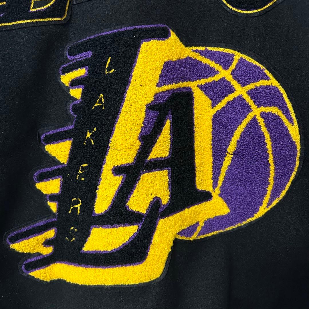 【未使用】希少 LAKERS レイカーズ スタジャン サガラ ロゴ L相当