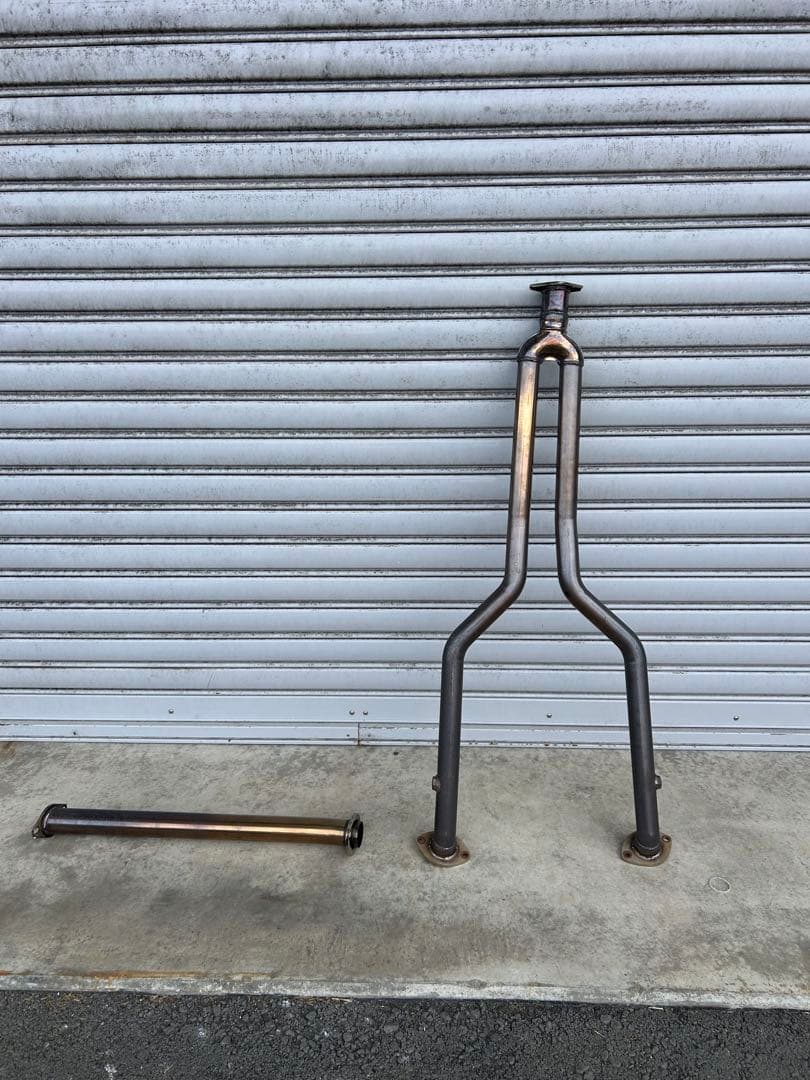 T*A様 21クラウンアスリート　ガソリン専用中間マフラー スリーキャッツマフラ