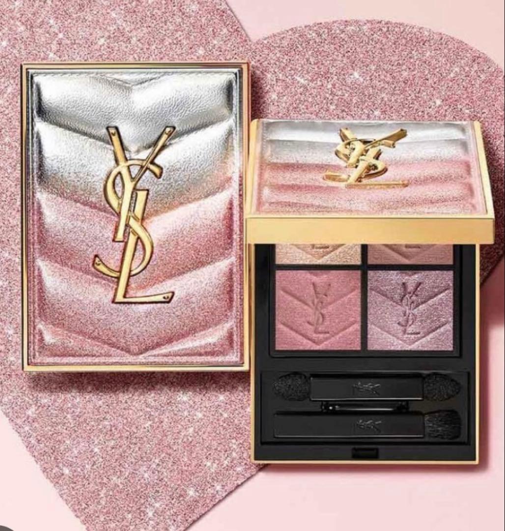 美品⭐︎YSL クチュールミニクラッチ126 【限定】スパークリングラスト