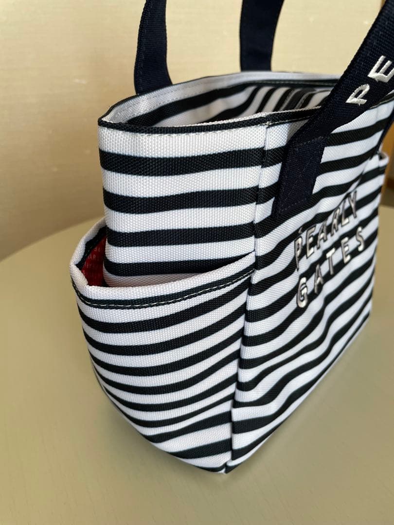 PEARLY GATES ストライプ ゴルフバッグ
