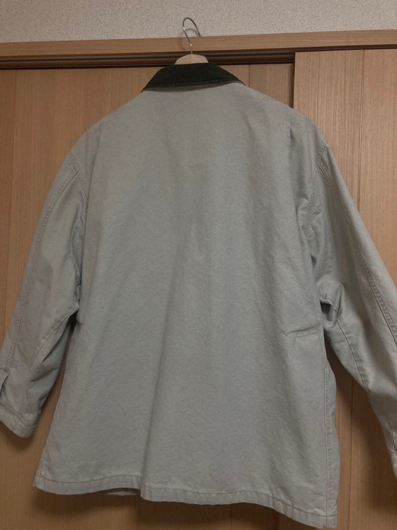 80s L.L.Bean カバーオール ベージュ ハンティングジャケットサイズL