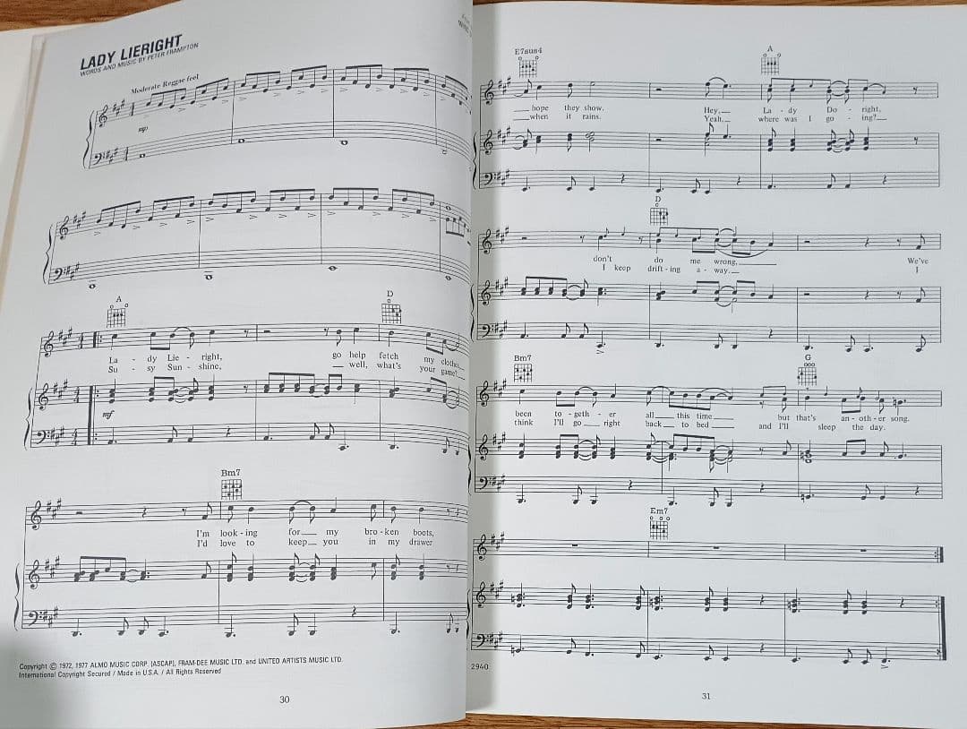 スコア Peter Frampton Anthology ピーター・フランプトン