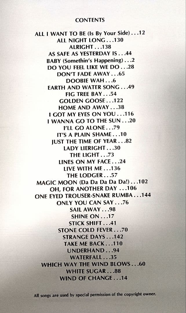 スコア Peter Frampton Anthology ピーター・フランプトン