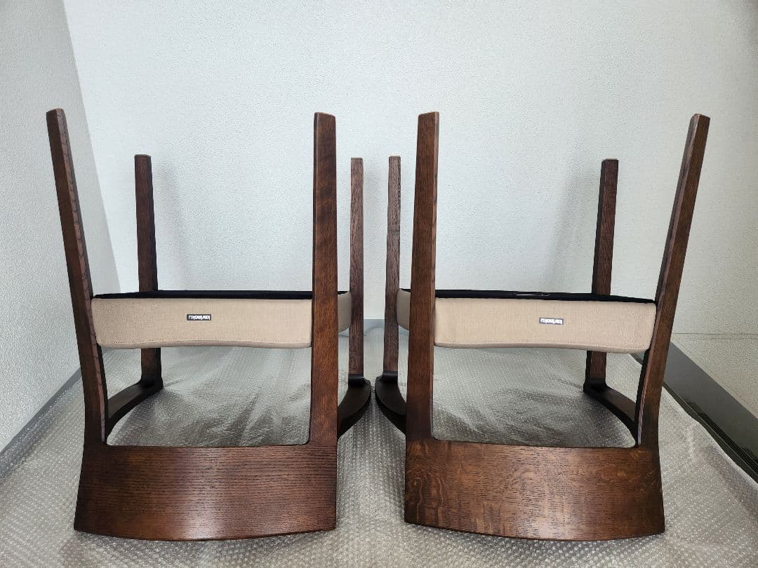 カリモク家具 ダイニングチェア CU6110K564 肘付き② １脚