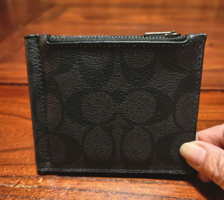COACH マネー クリップ ジップ ウォレット シグネチャー【未使用】