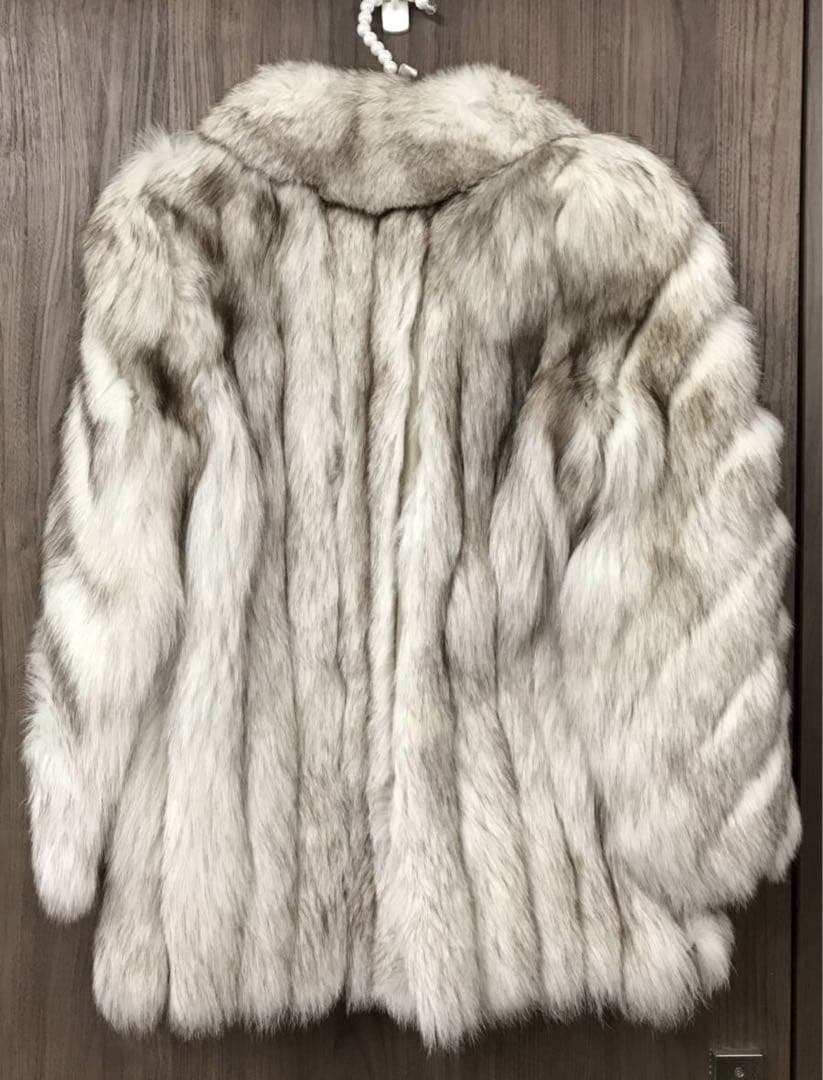 美品 SAGAFOX フォックス毛皮 ファーコート
