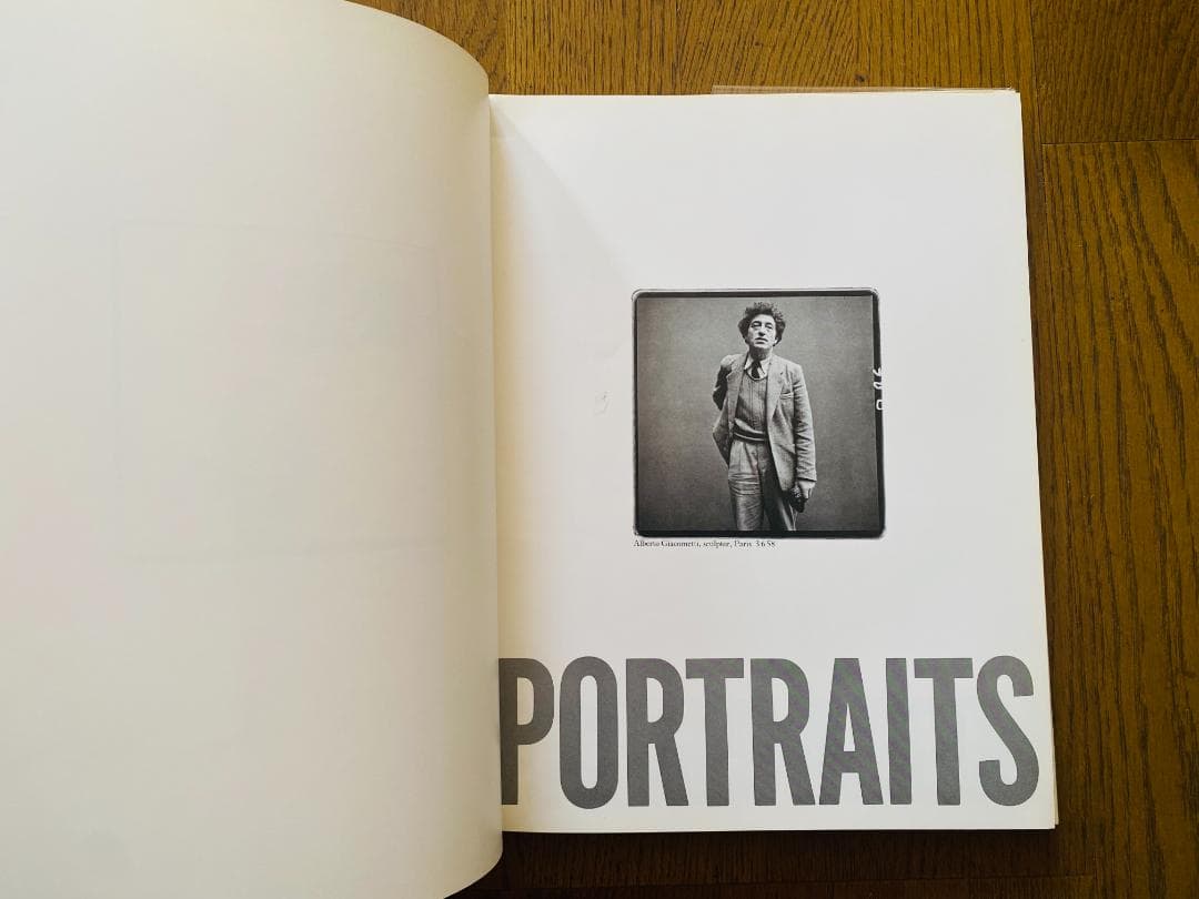 リチャード・アヴェドン「Portraits 」1976年　直筆サイン入り