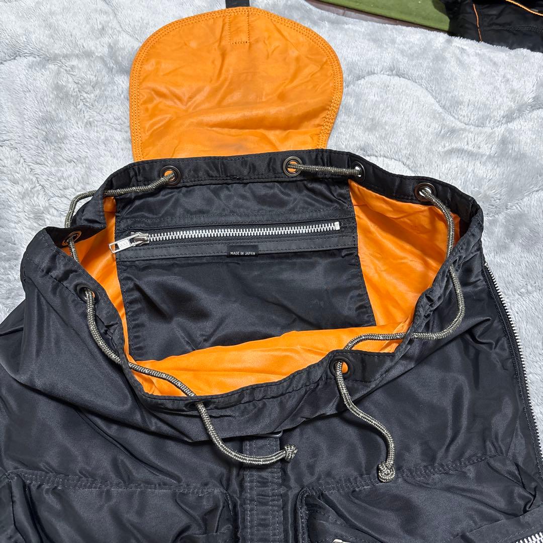PORTER ポーター タンカー バックパック リュック 黒 ナイロン 巾着