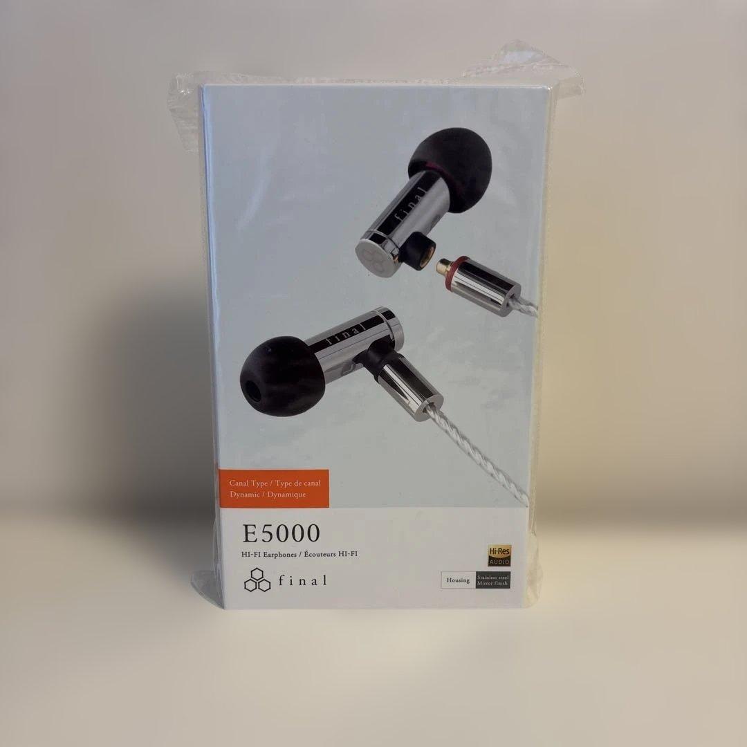 【新品未開封】final E5000 有線イヤホン MMCX リケーブル対応