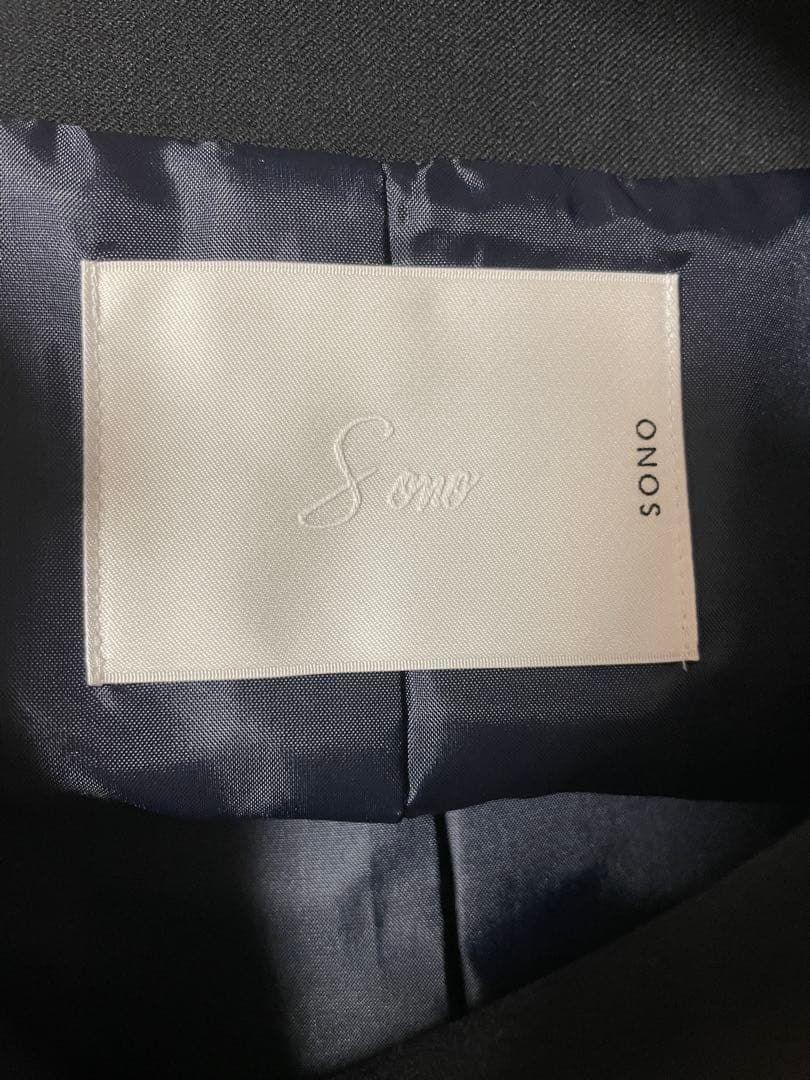 新品★Sono★ペプラムテーラードジャケット★YAMADAYA