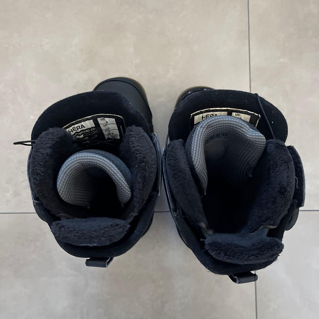 2022型　スノーボードブーツ RIDE HERA 23 黒