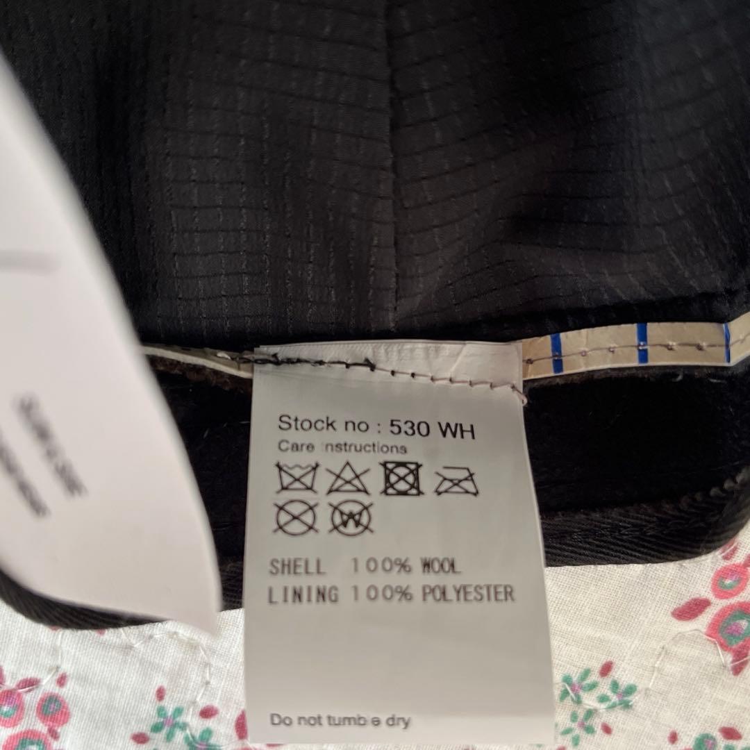 帽子 CPH 530WH WOOL HERRINGBONE CASQUETTE M/L