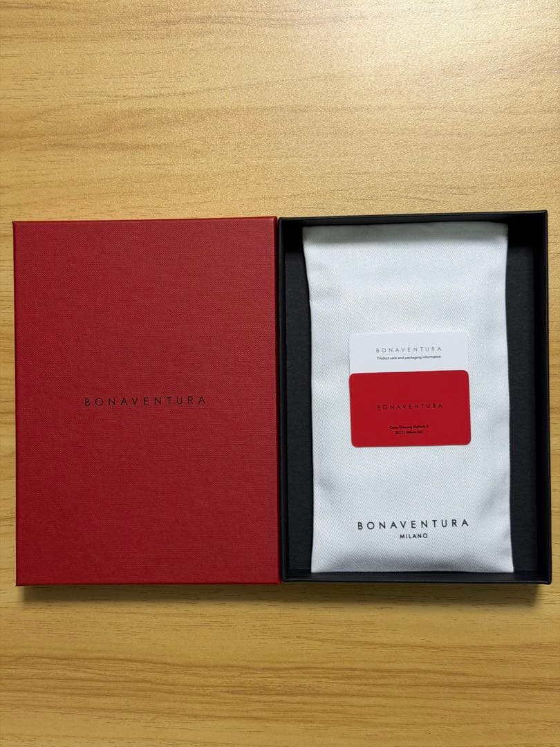 ボナベンチュラ iPhone17 Pro ケース ブラック ノービレレザー