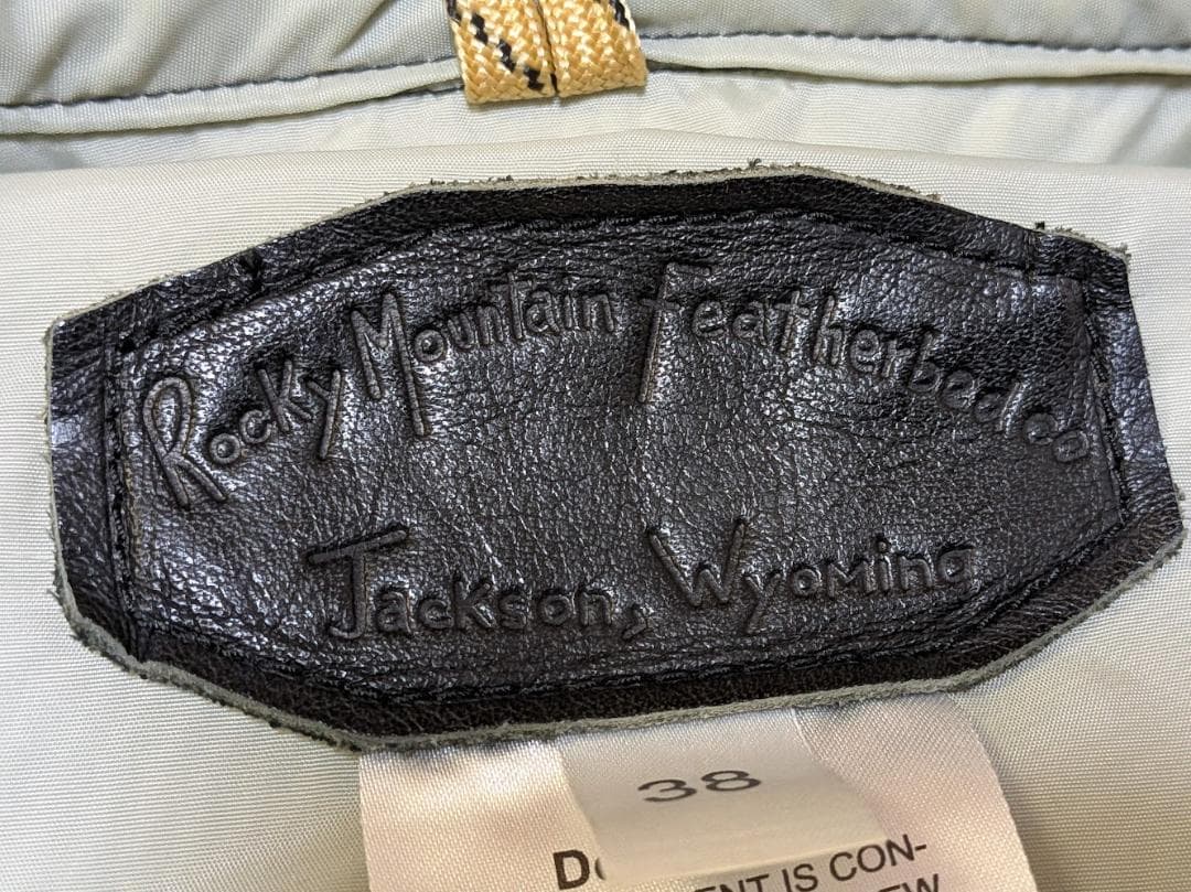 Rocky Mountain Featherbed ダウンベスト 38 ブラック