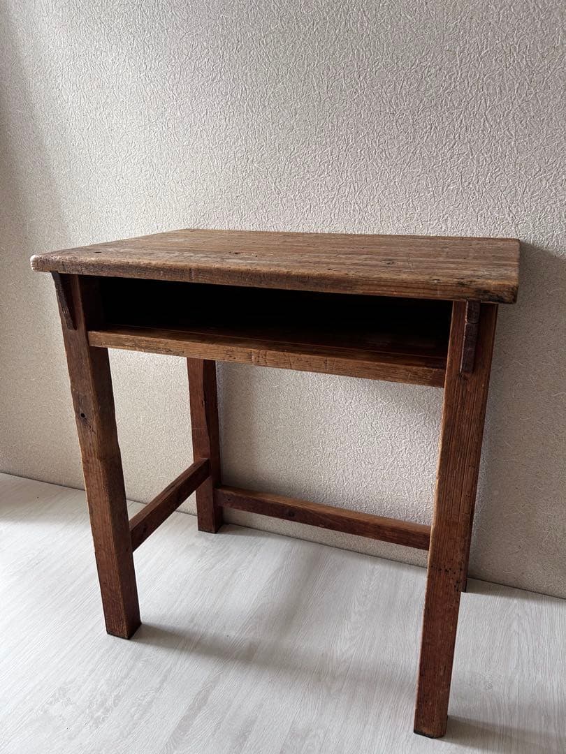 古道具　アンティーク　昭和レトロ　小学校机　机