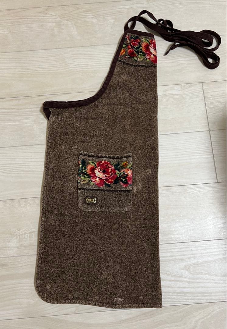 フェイラー エプロン ブラウン