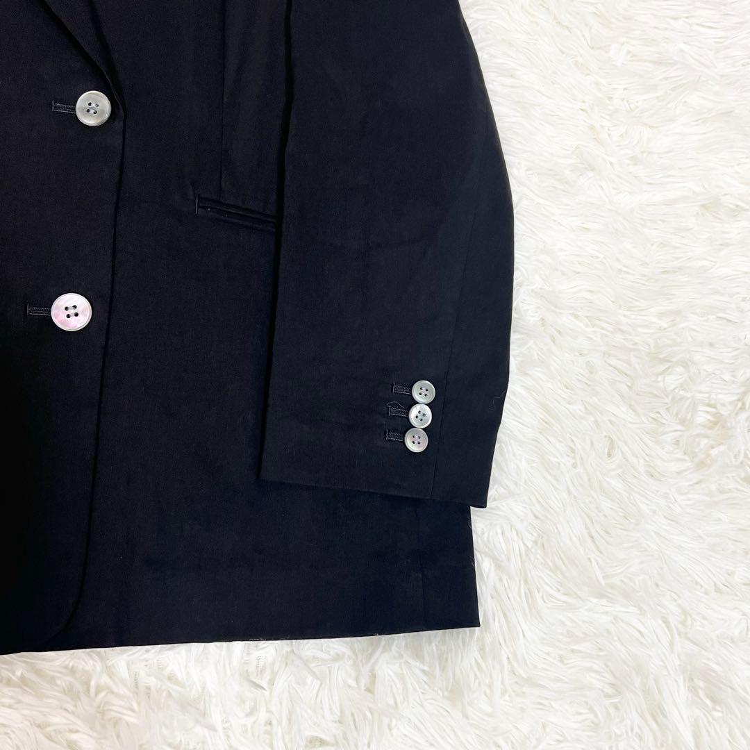 新品タグ付き✨23区 洗える リネンレーヨンストレッチ ダブル ジャケット 50