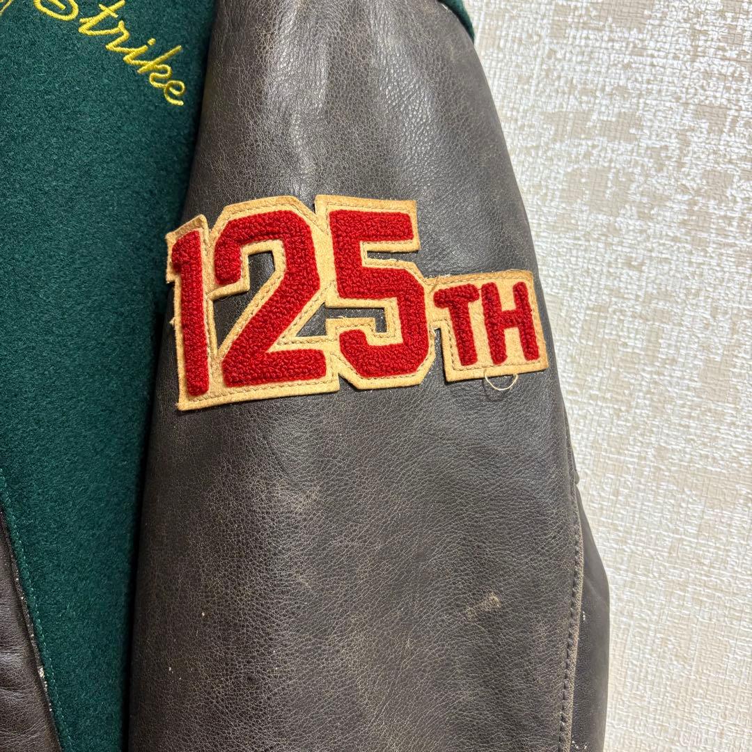 非売品　古着　ラッキーストライク　スタジャン 125th レザー