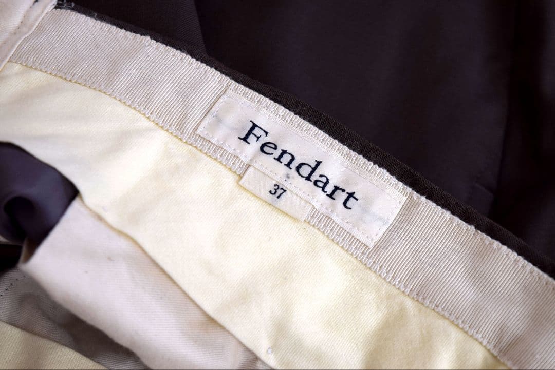 Fendart フェンダール one tuck トラウザー　37 ANSNAM