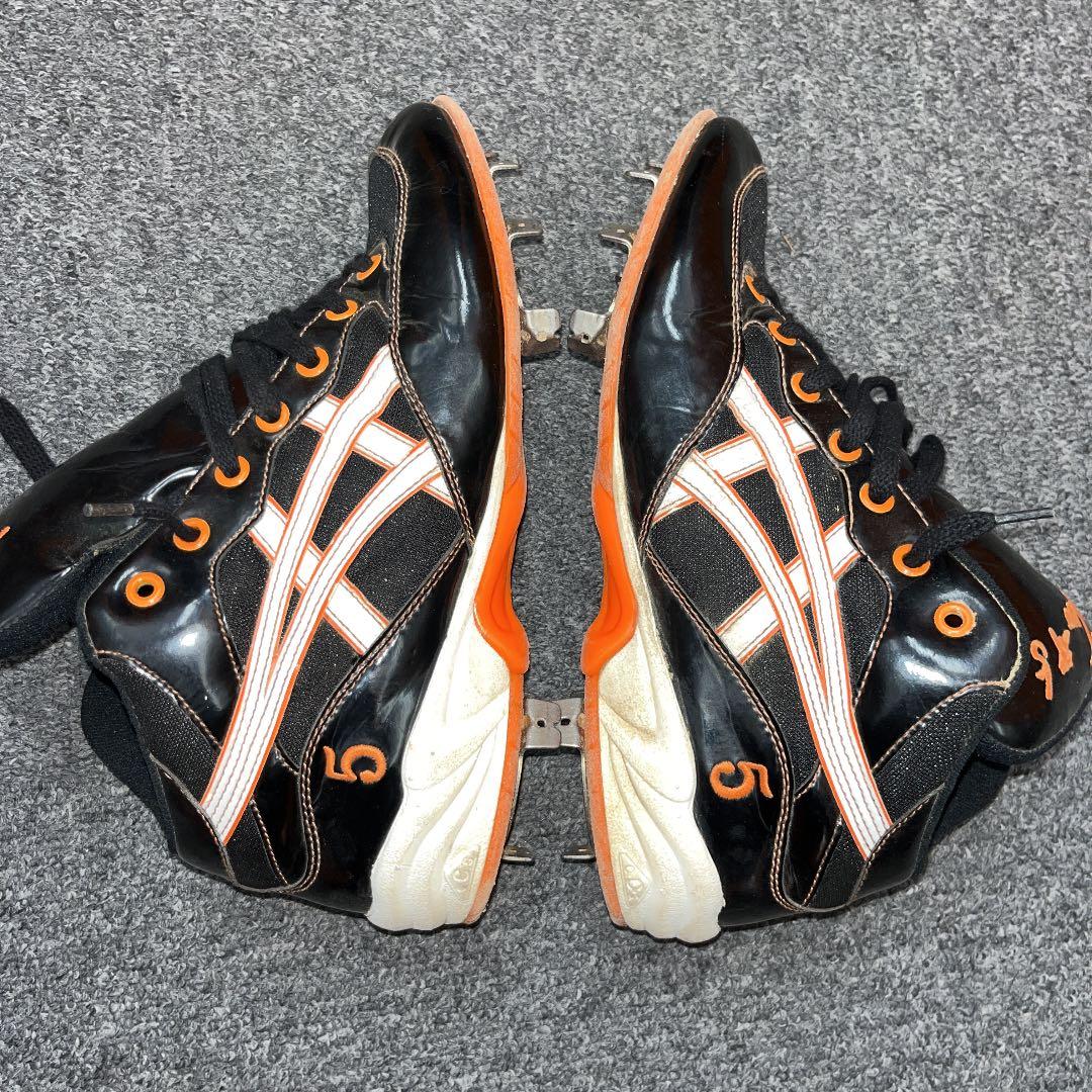 早いもの勝ち　希少　レア　新庄剛志　スパイク　新庄　5 黒　オレンジ　26センチ