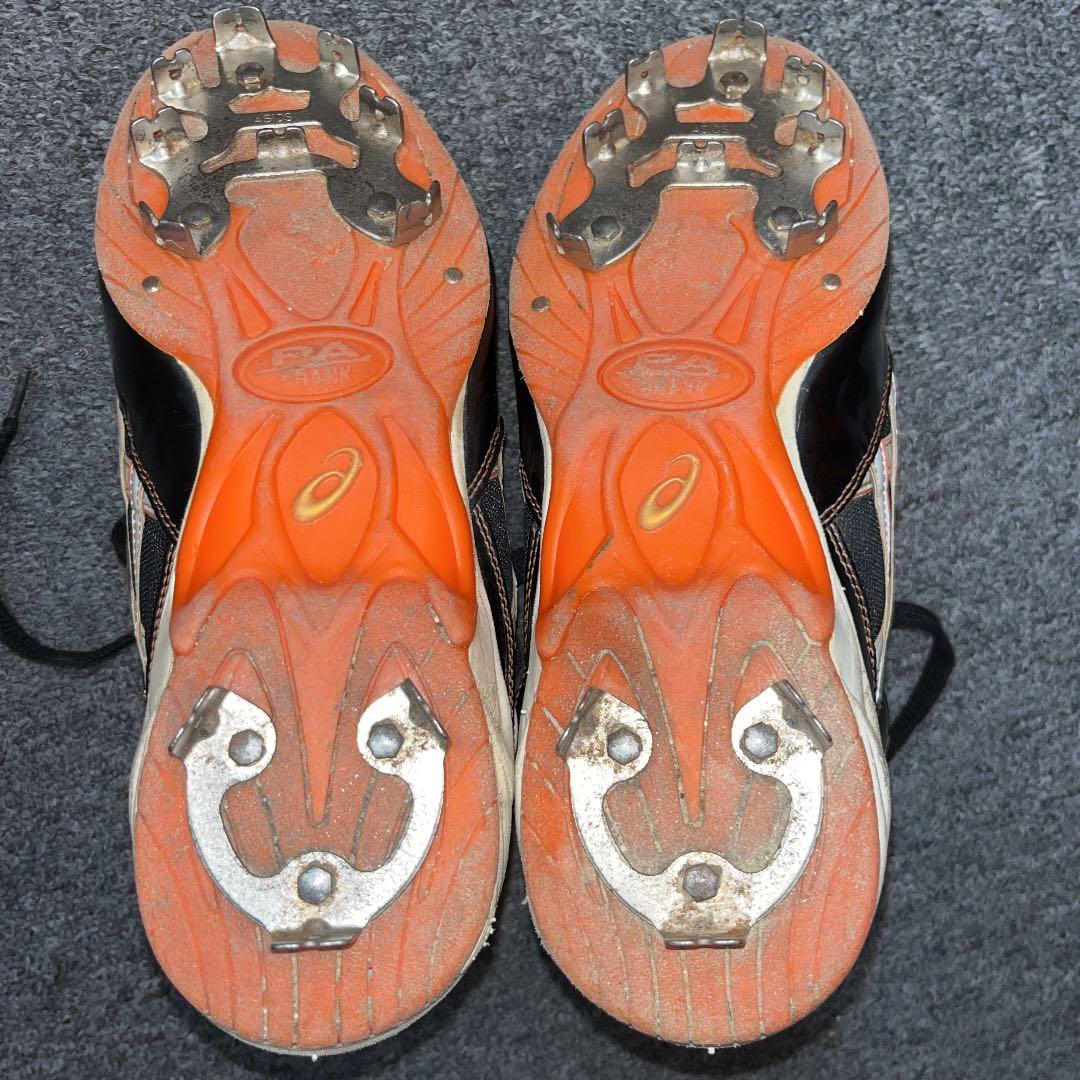 早いもの勝ち　希少　レア　新庄剛志　スパイク　新庄　5 黒　オレンジ　26センチ