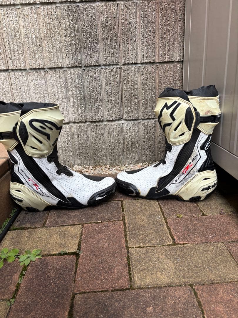 Alpinestars SMX-6 バイクブーツ 白黒
