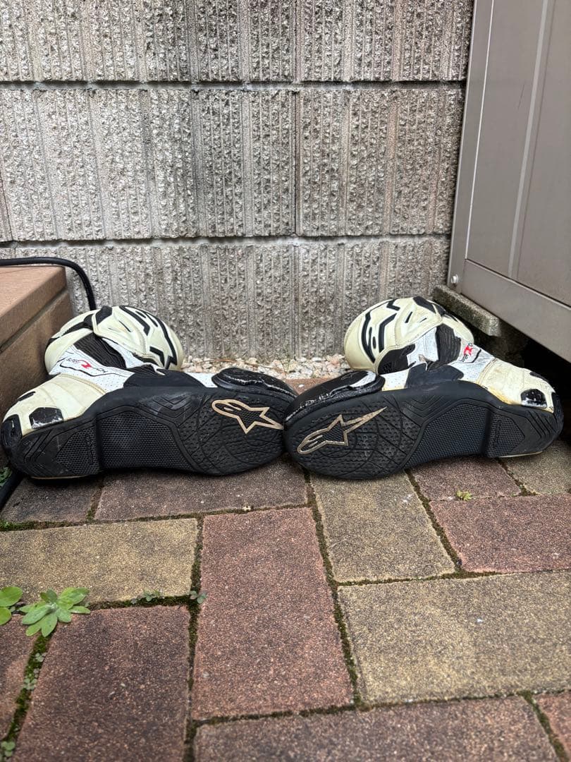 Alpinestars SMX-6 バイクブーツ 白黒