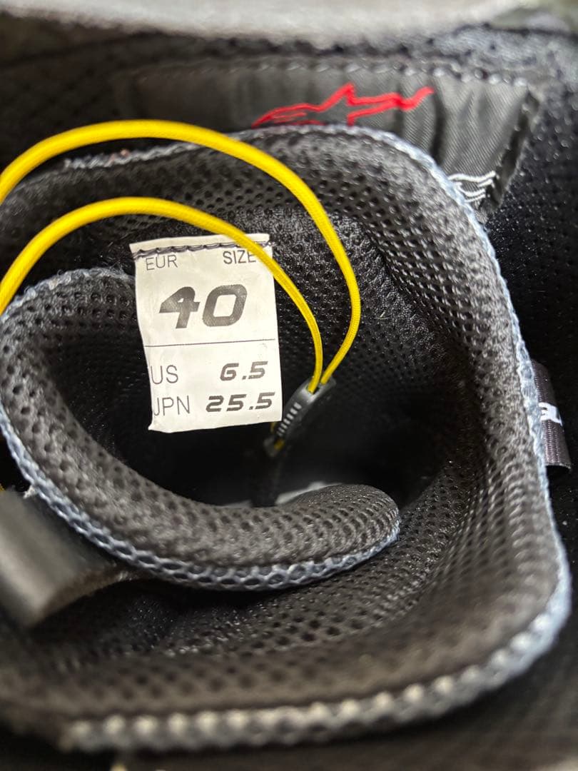 Alpinestars SMX-6 バイクブーツ 白黒