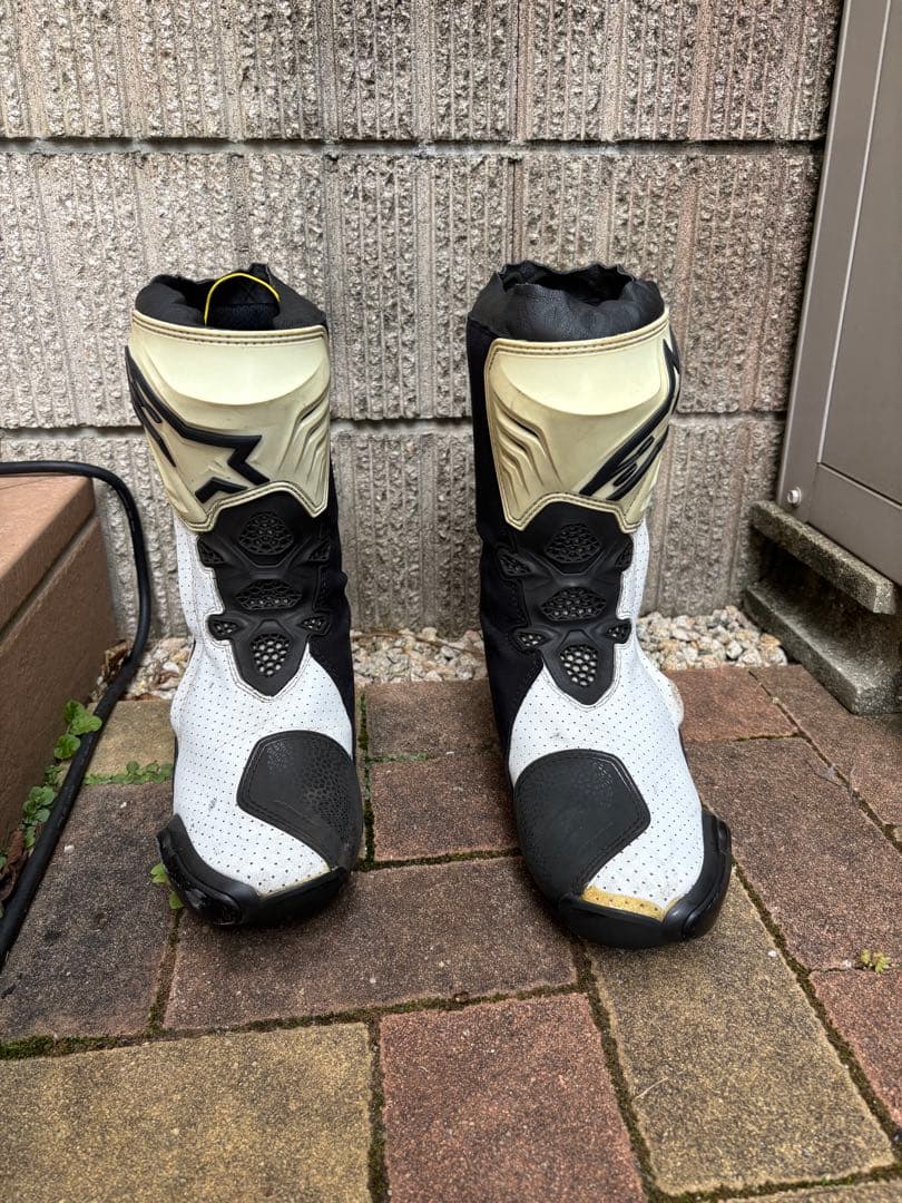 Alpinestars SMX-6 バイクブーツ 白黒