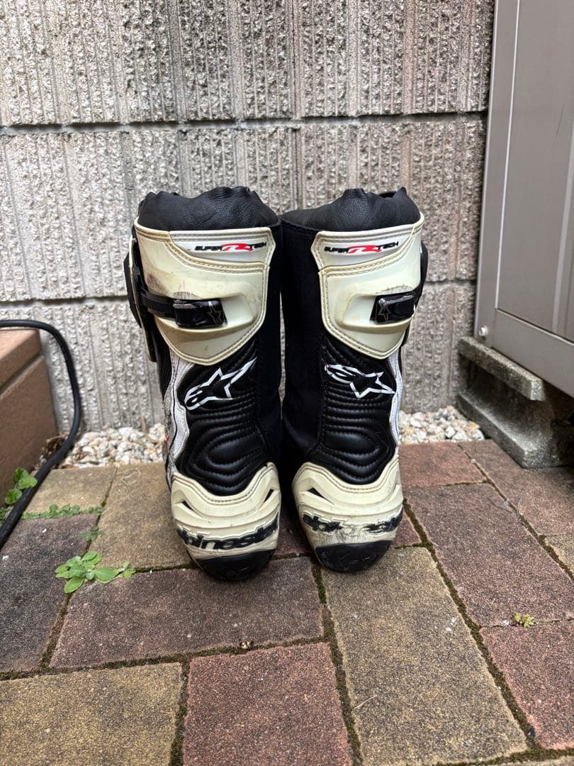 Alpinestars SMX-6 バイクブーツ 白黒