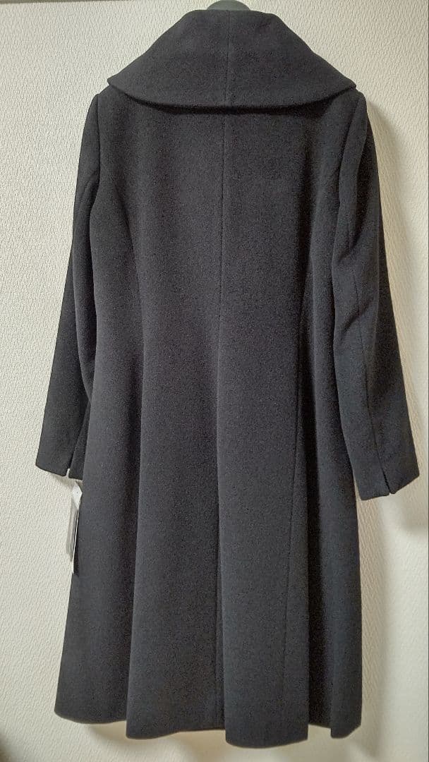 東京ソワール　アンゴラ混エレガントショールカラーロングコート/QVC