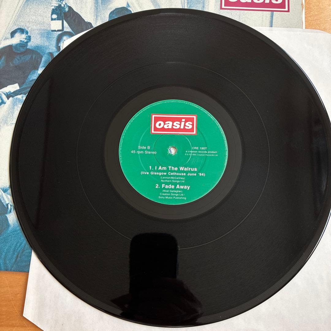 UKオリジナル 12“ Oasis / Cigarettes & Alcohol
