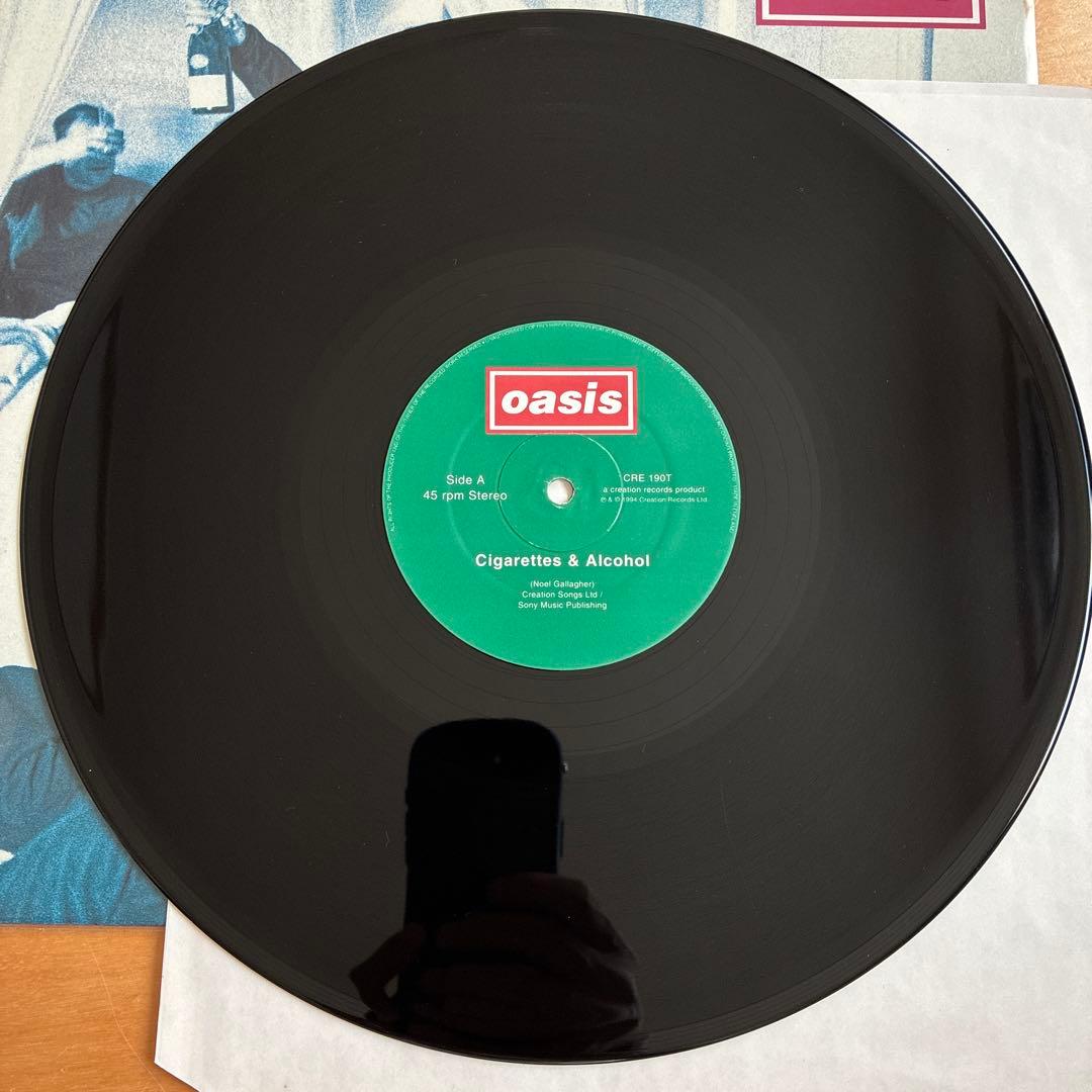 UKオリジナル 12“ Oasis / Cigarettes & Alcohol