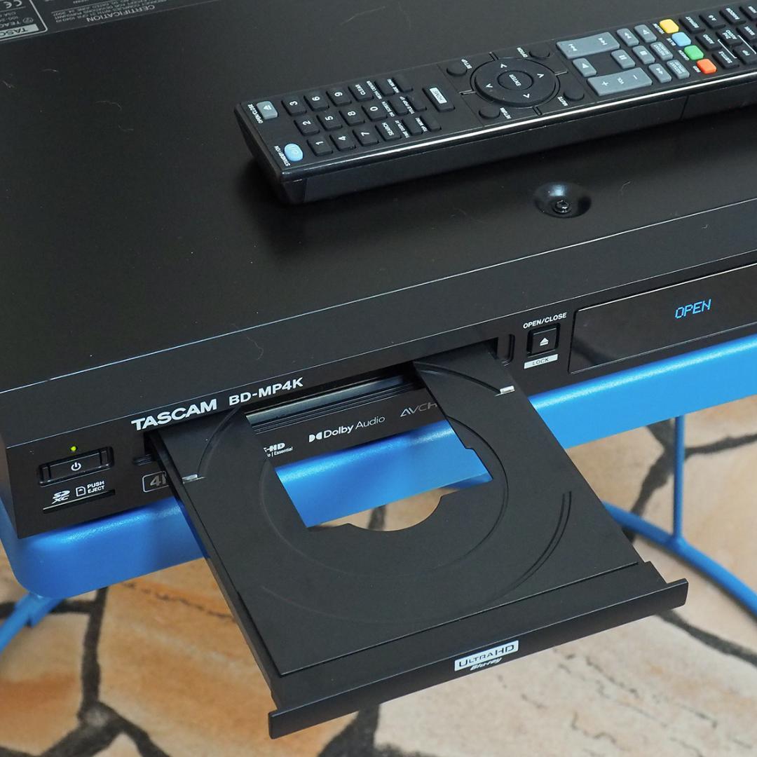 業務用 TASCAM BD-MP4K 4Kブルーレイプレーヤー
