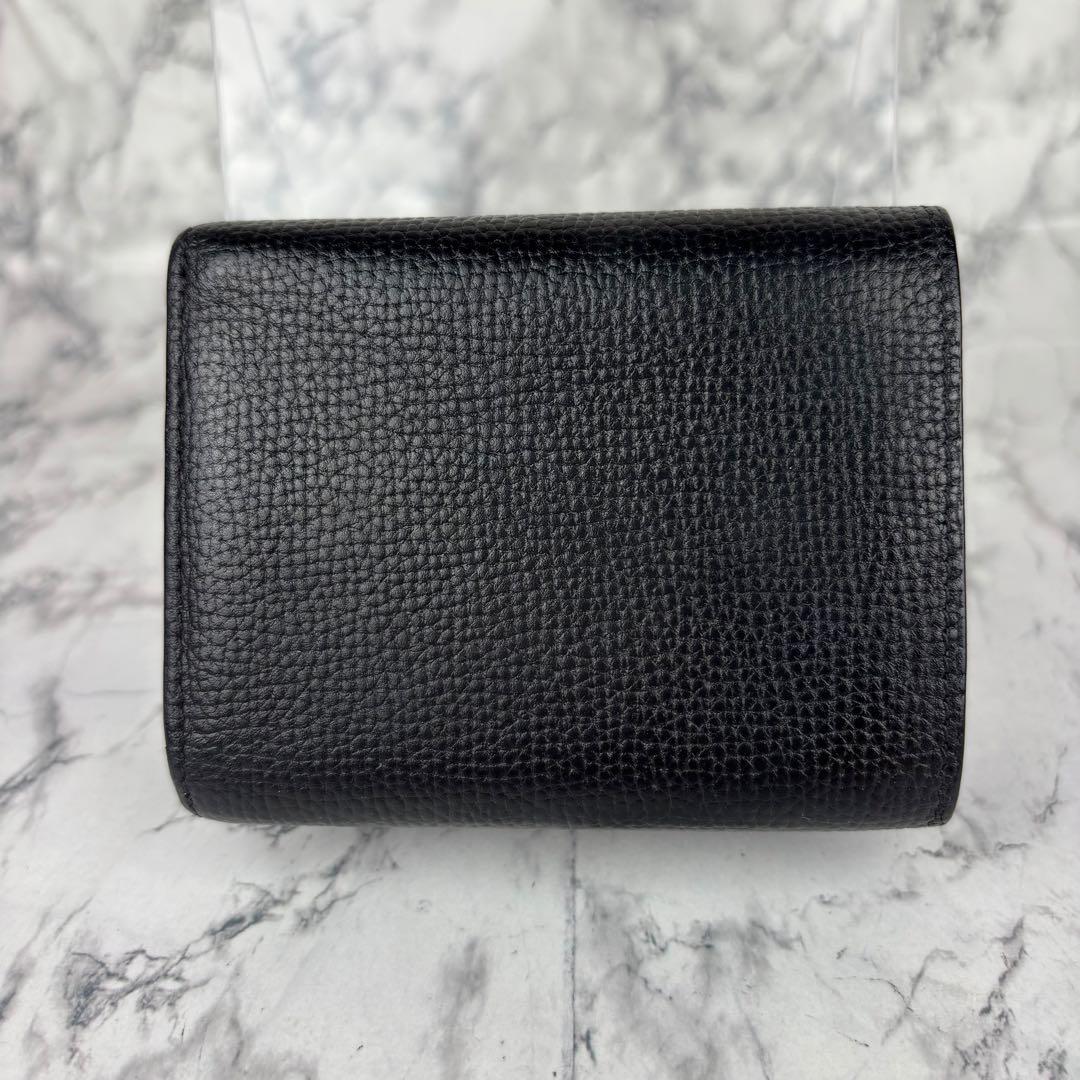 100 LOEWE トライフォールドウォレット　三つ折り財布　アナグラム