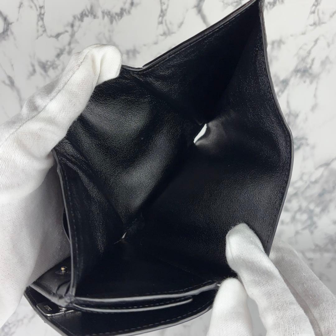 100 LOEWE トライフォールドウォレット　三つ折り財布　アナグラム