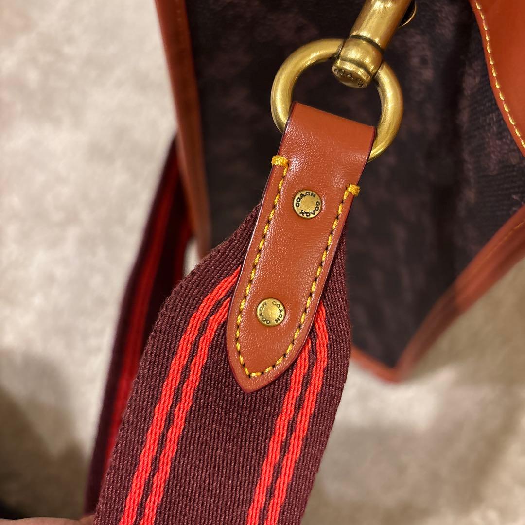 【美品】COACH フィールドトート ブラウン コーチ レザー