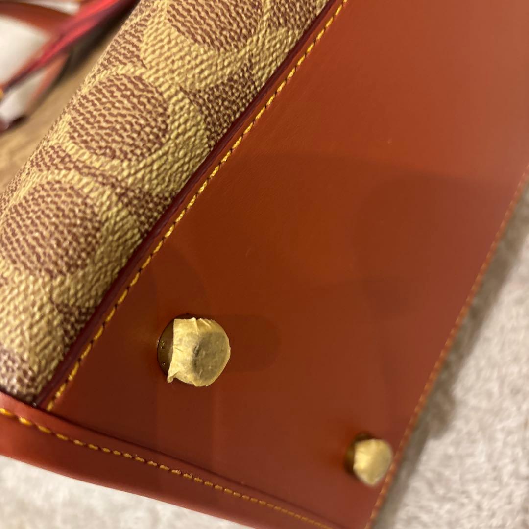 【美品】COACH フィールドトート ブラウン コーチ レザー