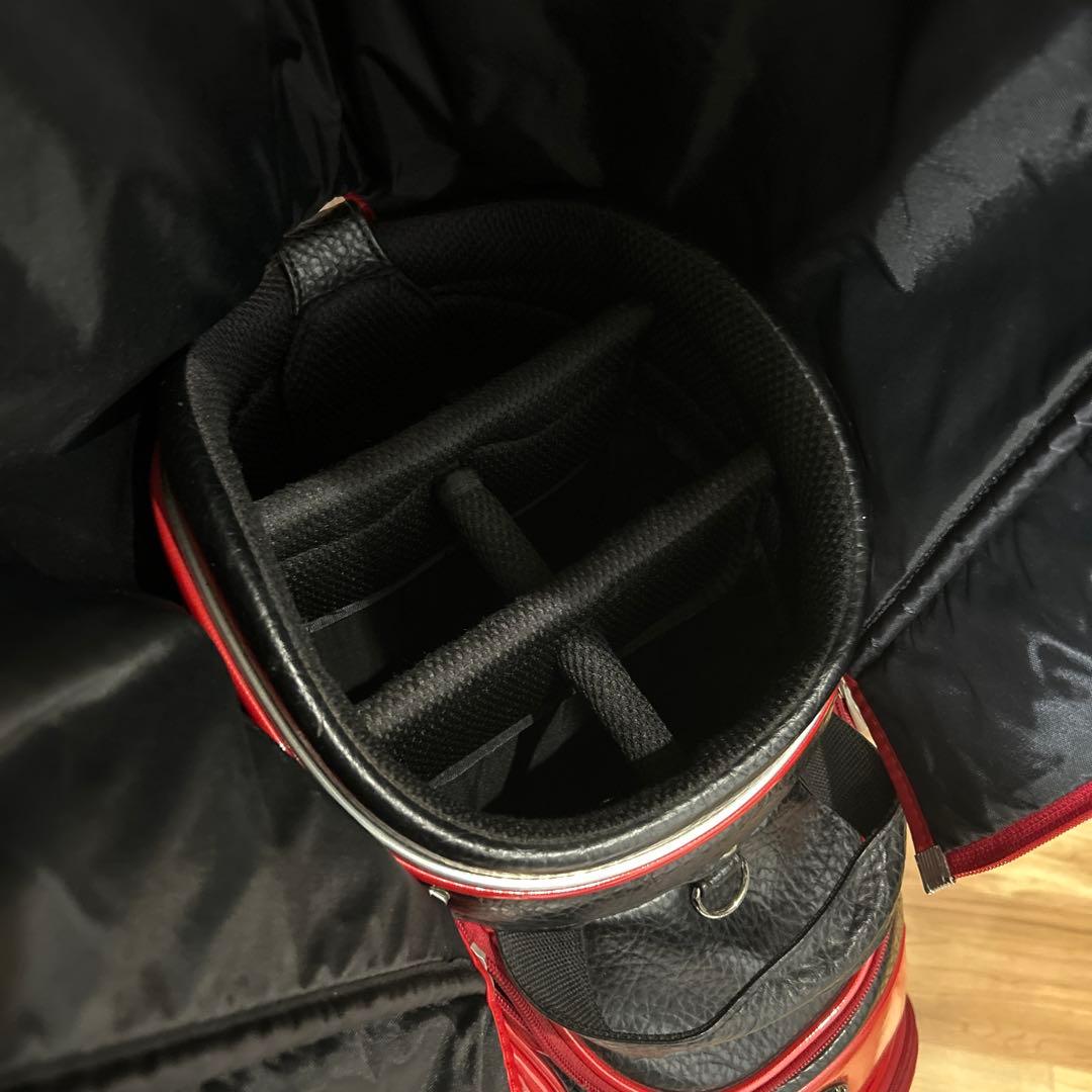 Dance With Dragon ダンスウィズドラゴン キャディバッグ 黒/赤