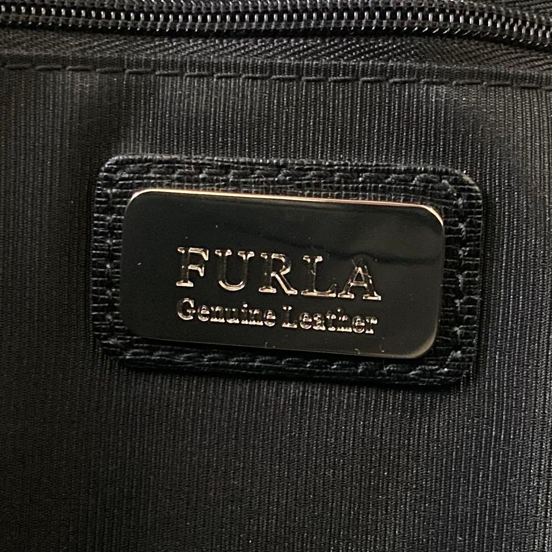 【美品】フルラ テッサ トートバッグ A4 ワンショルダーバッグ ブラック