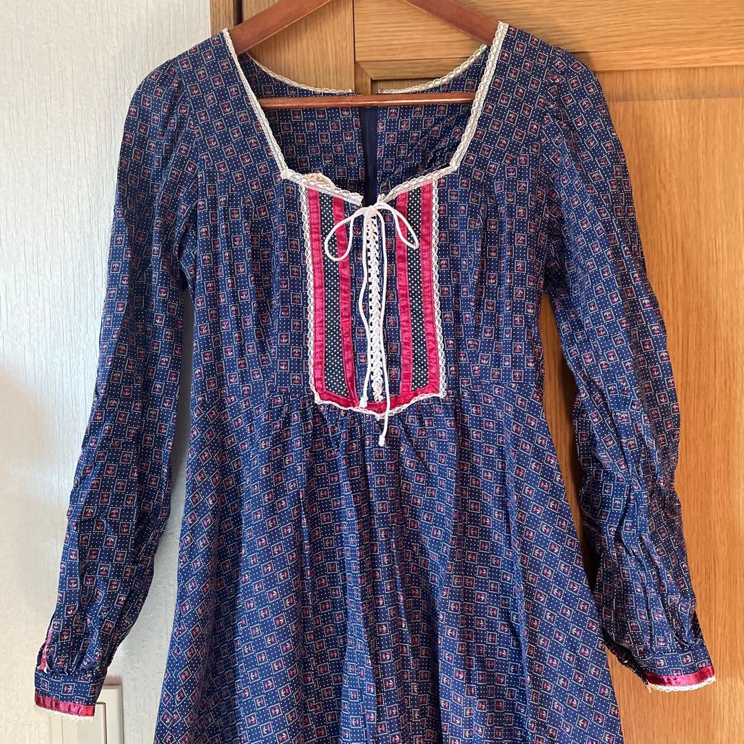 gunnesax 花柄ワンピース