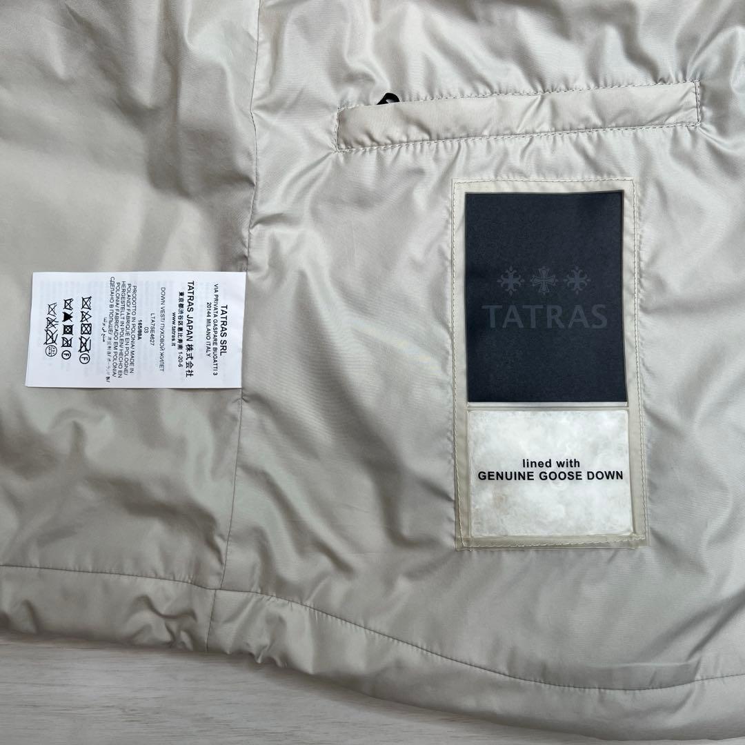TATRAS フード付きダウンベスト