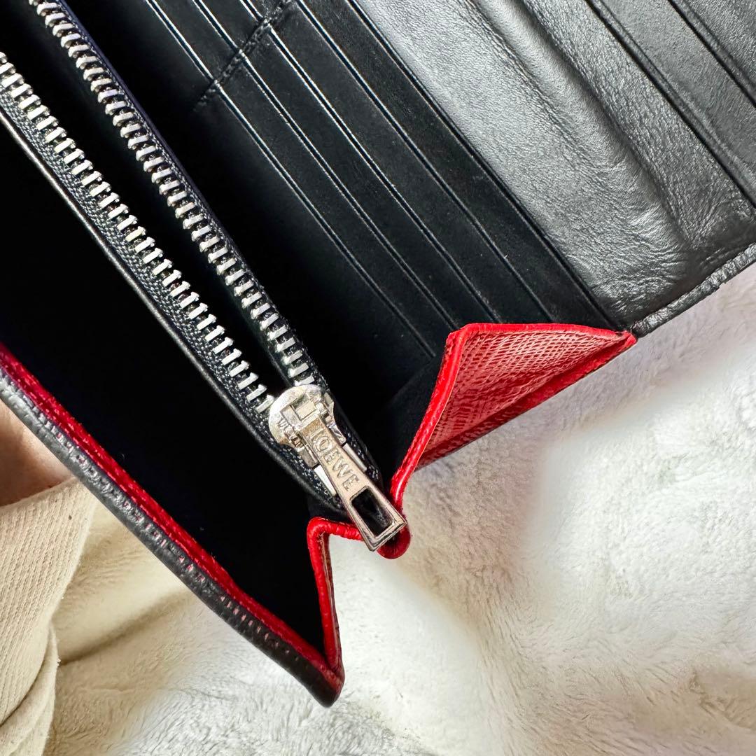 Loewe ロエベ　リネン　長財布